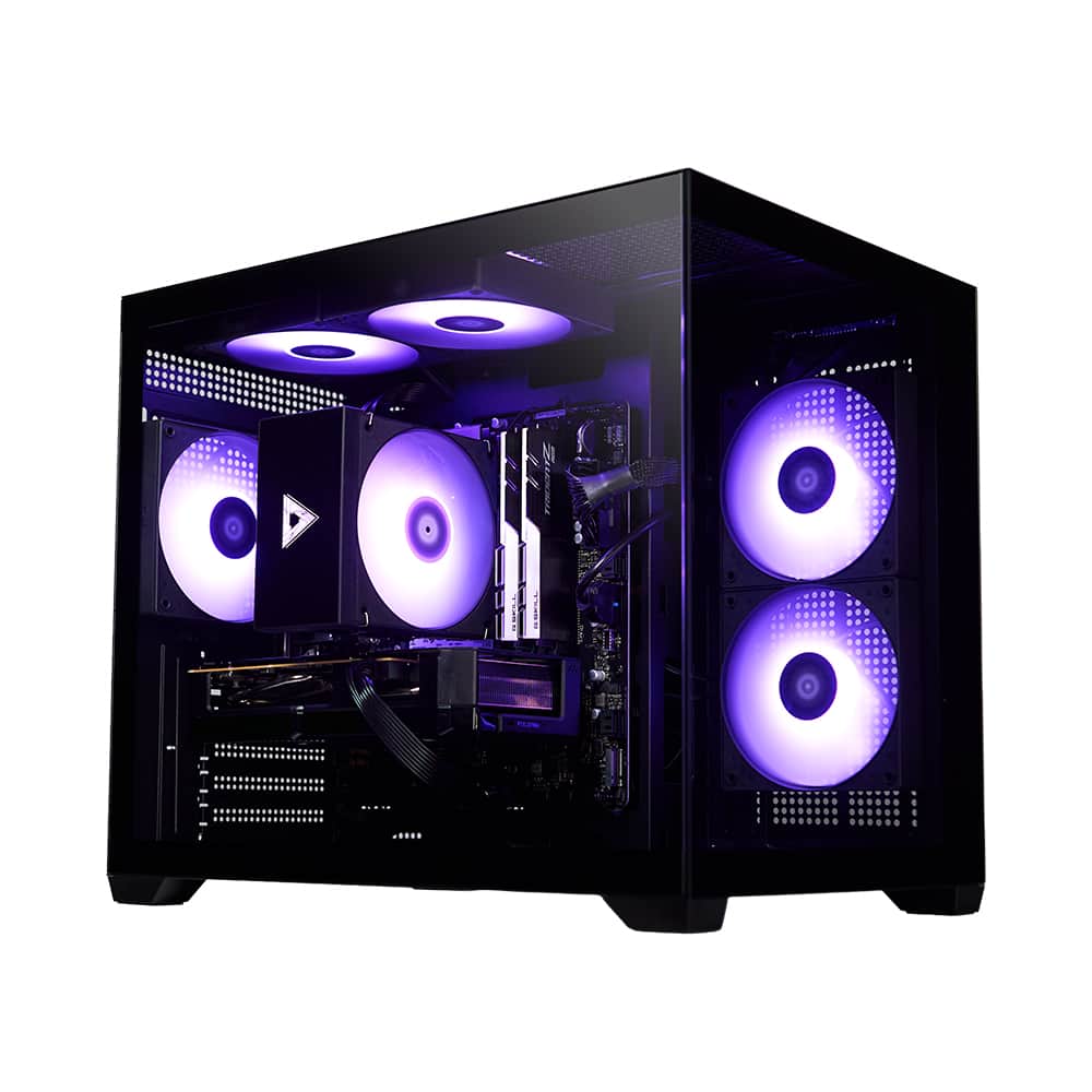 STORMCRAFT - Gaming PC SIRIUS Intel i7 14700F NVIDIA GeForce RTX 5060 2TB SSD 32GB 6000MHz RGB - Windows 11 Home - Black