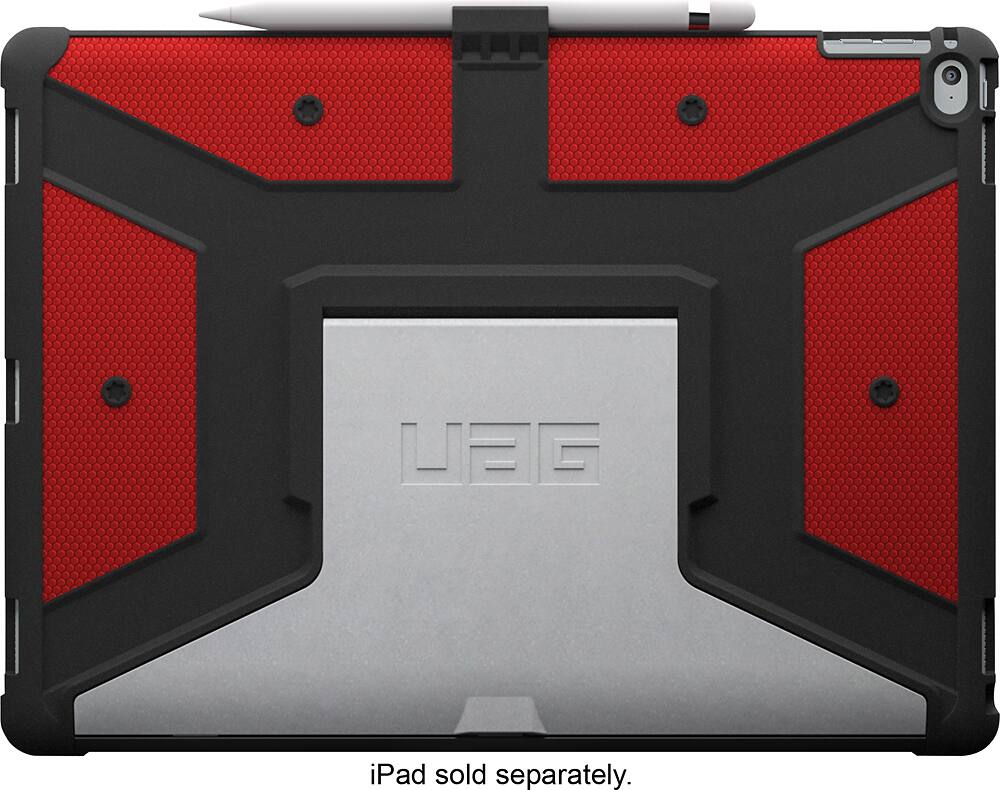 Front. Urban Armor Gear - Case for Apple® iPad® Pro 12.9" - Red/Black.