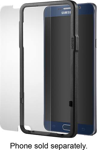 Insignia™ - Screen Protector for Samsung Galaxy Note 5 Cell Phones - Clear - Angle