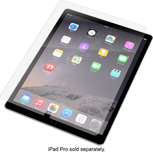 ZAGG - InvisibleShield HD Glass Screen Protector for AppleÂ® iPadÂ® Pro 12.9 - Clear was $64.99 now $45.99 (29.0% off)