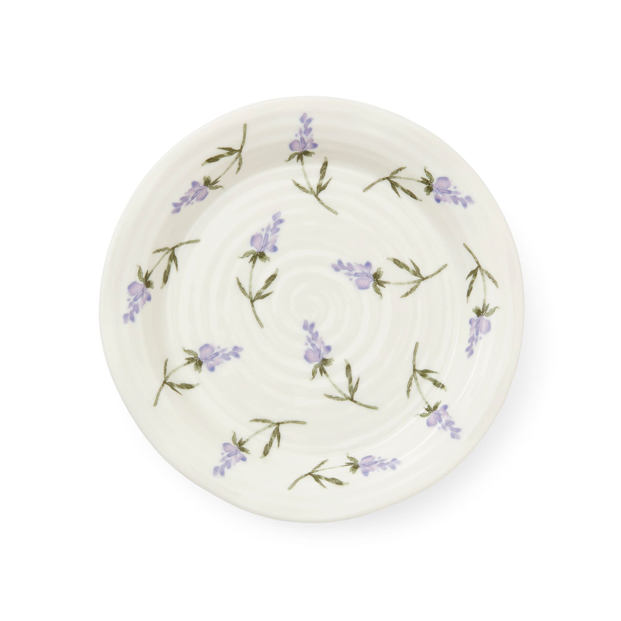 Front. Portmeirion - Portmeirion Sophie Conran Lavandula Side Plate - White.