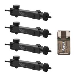 Wildgame Innovations - Eco Mount (4-Pack) Bundle with Card Reader (5 Items)
