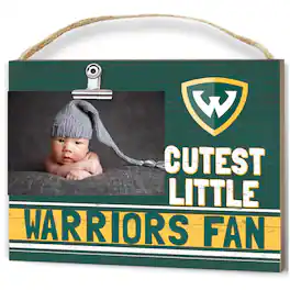 Jardine - Wayne State Warriors 8" x 10" Cutest Little Team Logo Clip Photo Frame - Green