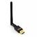 Front. Alfa - AWUS036ACS Dual-Band AC600 USB Wi-Fi Adapter w/ Antenna – Win, Mac & Kali Supported - Black.