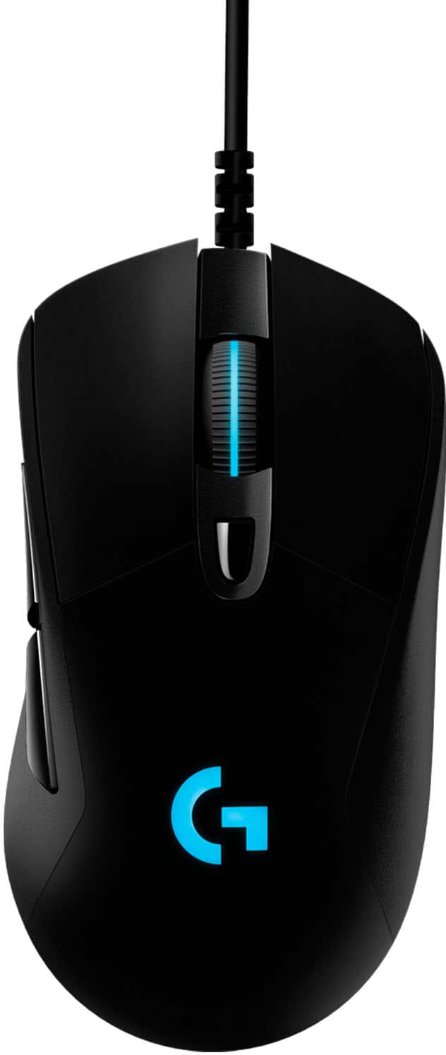 Alt View 16. Logitech - G403 (Hero) Wired Optical Gaming Mouse - Black.