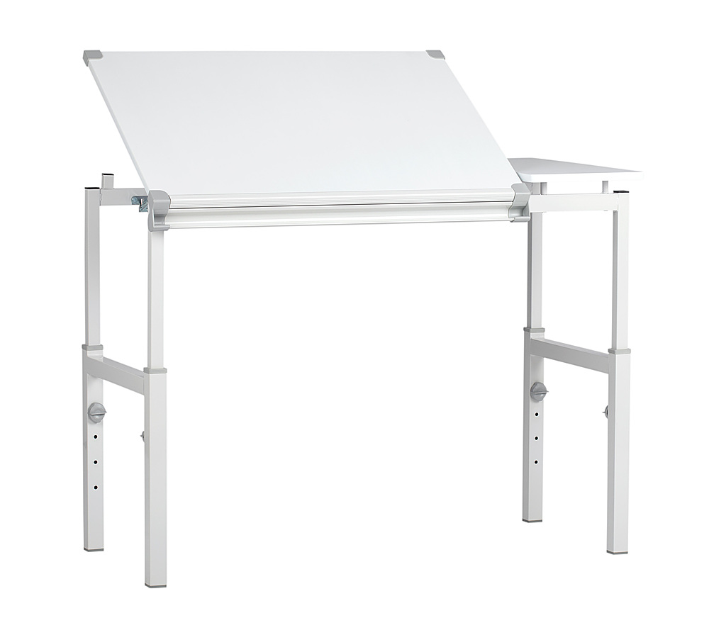 Angle View: Studio Designs - Graphix II Desk - White/Gray