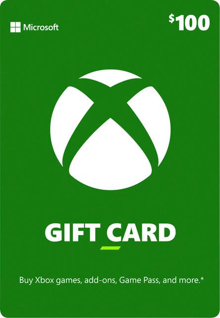 Microsoft - XBOX $100 Gift Card