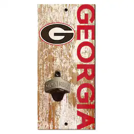 Fan Creations - Georgia Bulldogs Distressed Bottle Opener - Multicolor