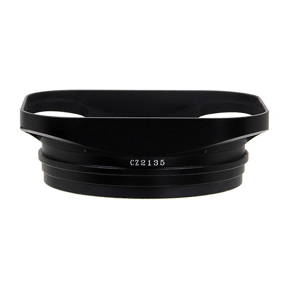 Angle. Fotodiox - Metal Bayonet Lens Hood f/ Sony Cyber-Shot DSC-RX1 Series, Sonnar T* E 24mm f/1.8, FE 35mm f/2.8 & FE 55mm f/1.8 Lenses - Black.