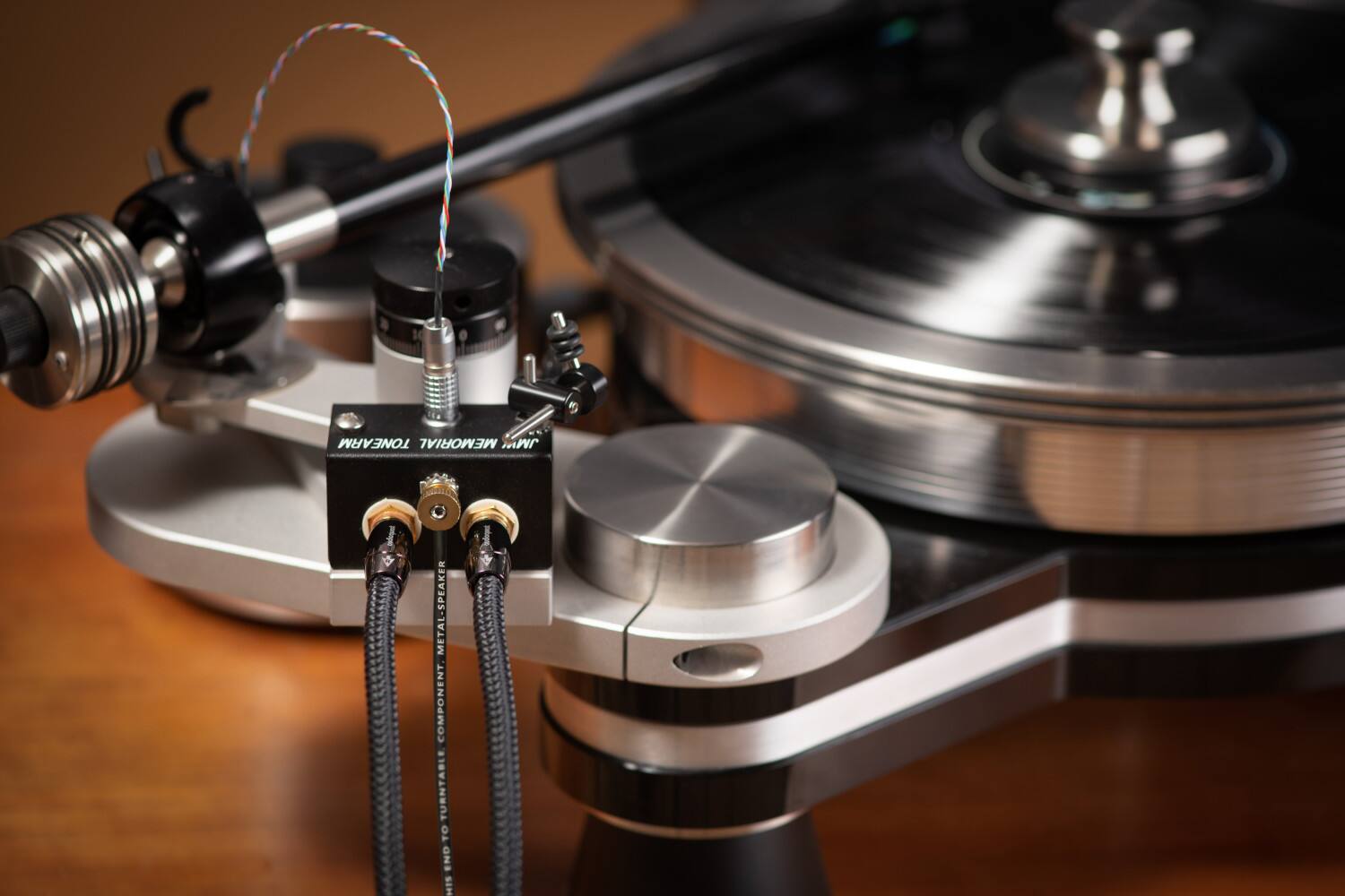 TONEARM MEMORIAL JMW METAL-SPEAKER META COMPONENT TURNTABLE TO END SILENCE