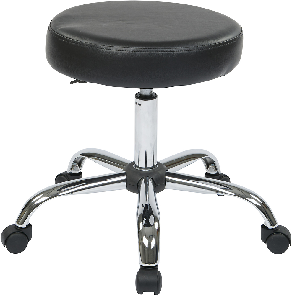Left View: Office Star Products Pneumatic Drafting Chair