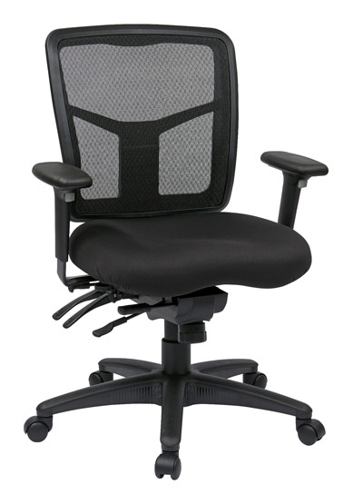 Office Star Products - ProGrid Manager's Chair - Black was $214.99 now $163.99 (24.0% off)