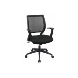 Office Star Products - Fabric Task Chair - Black - Front_Zoom
