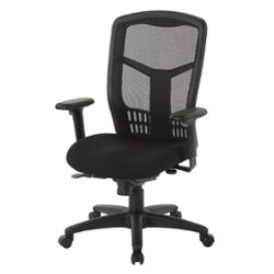 Office Star Products - ProGrid Mesh Manager's Chair - Black - Front_Zoom