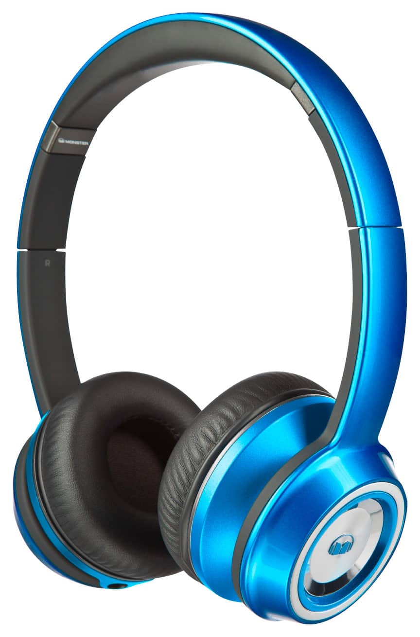 Best Buy Monster NTune OnEar Headphones Candy Blue 12852100