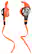 Front. Monster - iSport Strive Earbud Headphones - Orange.