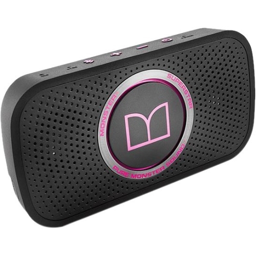 Monster MNMD-RSG Companion Series Select Portable Bluetooth Speaker. Pink.  NIB 827396536995