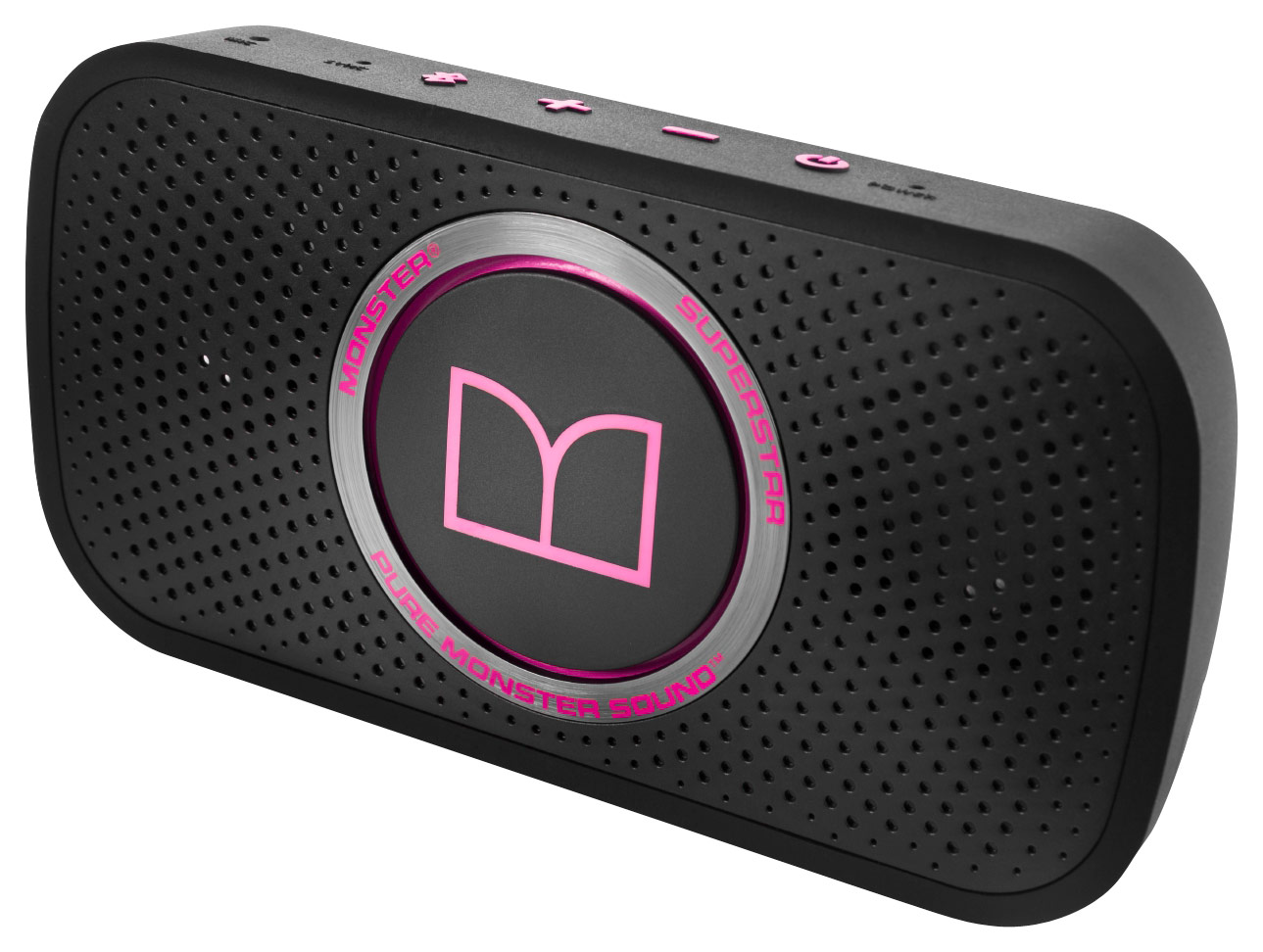 Best Buy: Monster SuperStar Portable Bluetooth Speaker Neon Pink/Black  129263-00