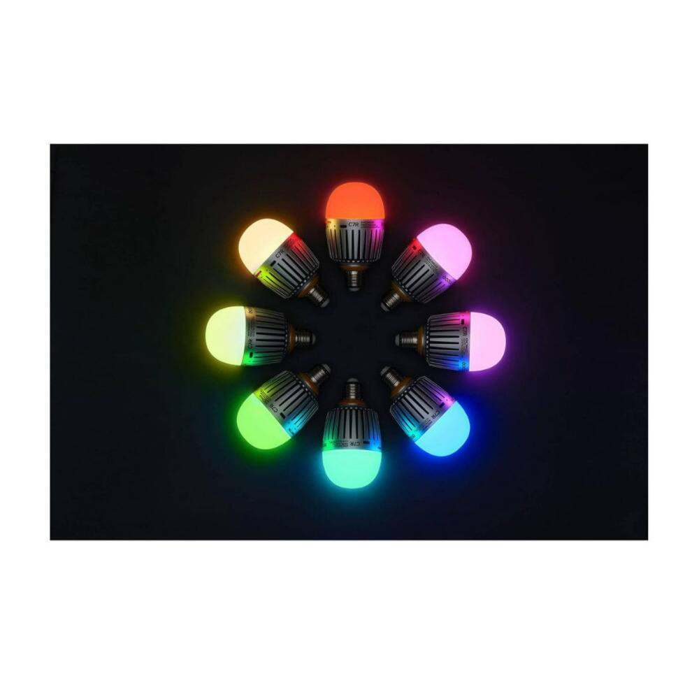 Left. Godox - Godox C7R Knowled RGBWW Creative Bulb 8 Light Kit with Built In Battery.