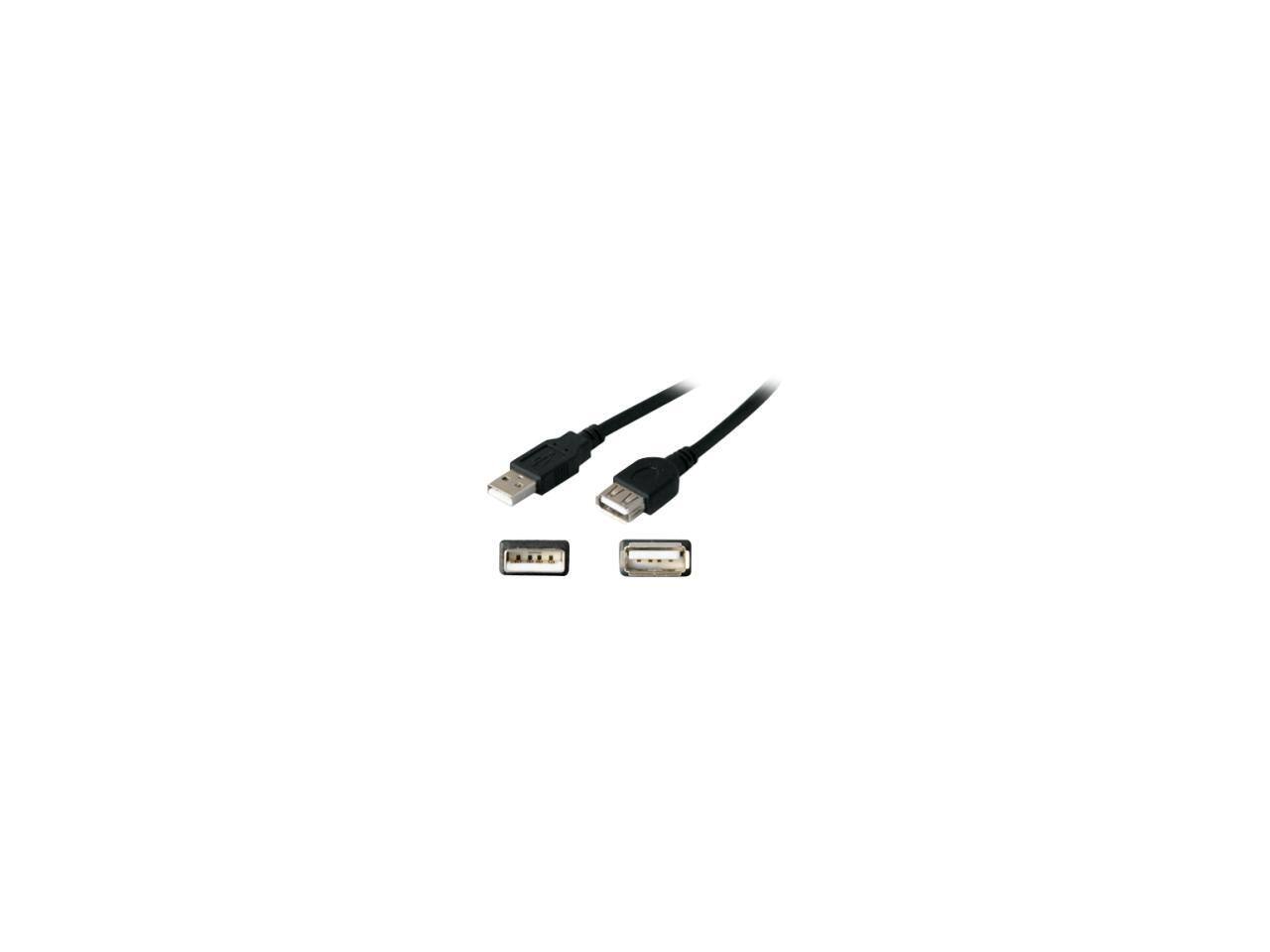 Front. AddOn - AddOn - Accessories 6ft (1.8M) USB 2.0 A to A Extension Cable - Male to Female.