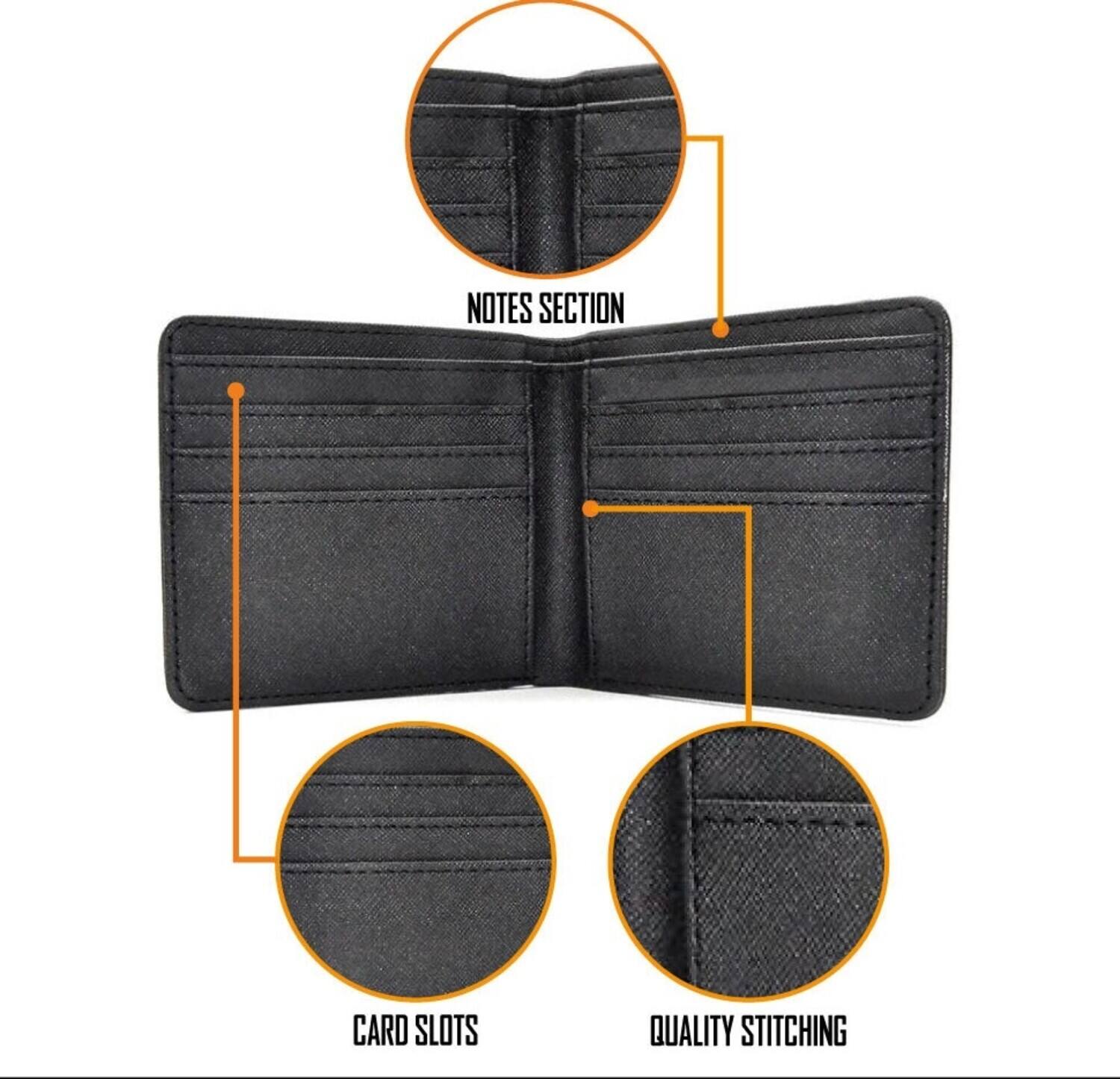 NOTES SECTION  
CARD SLOTS  
QUALITY STITCHING
