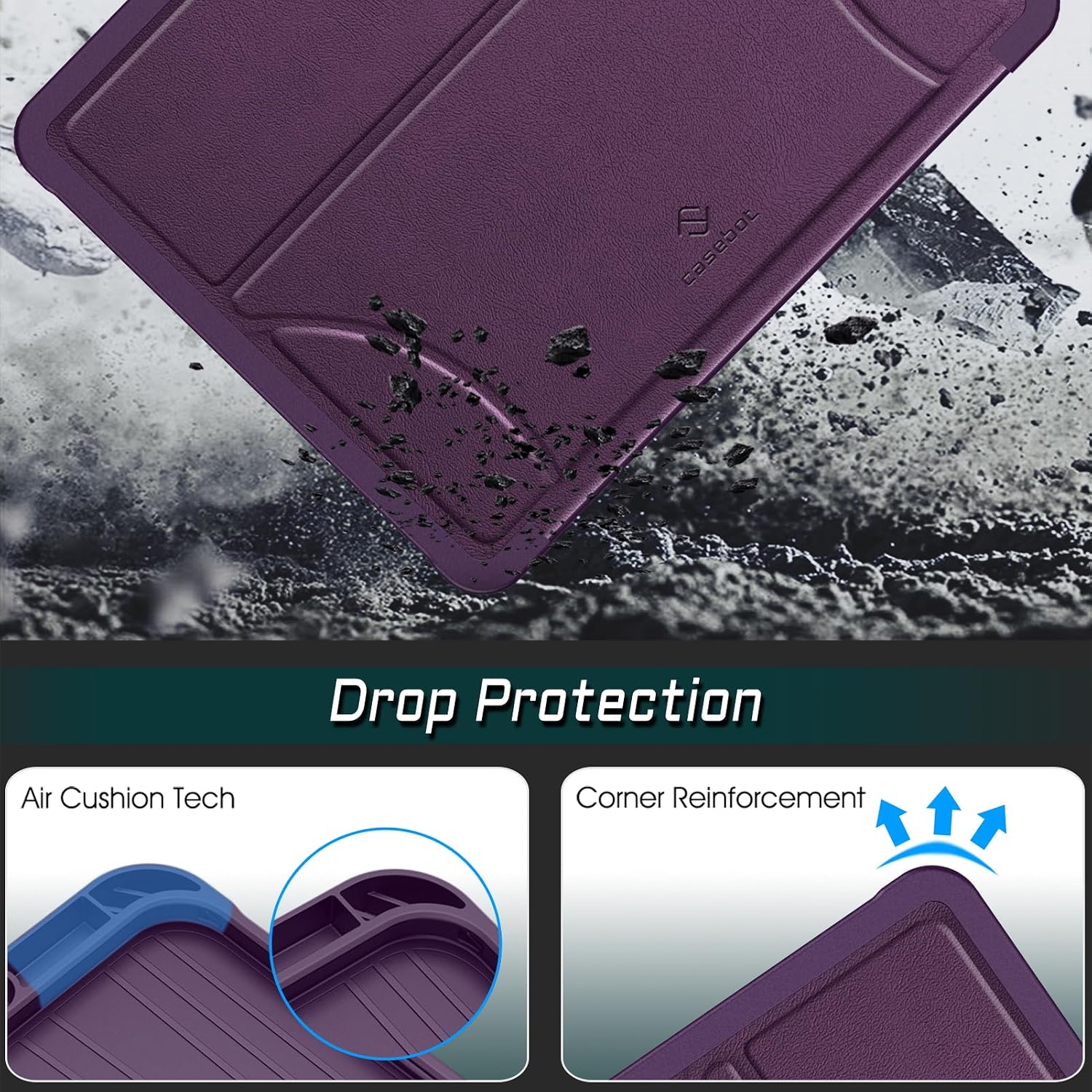 E casebot  
Drop Protection  
Air Cushion Tech  
Corner Reinforcement
