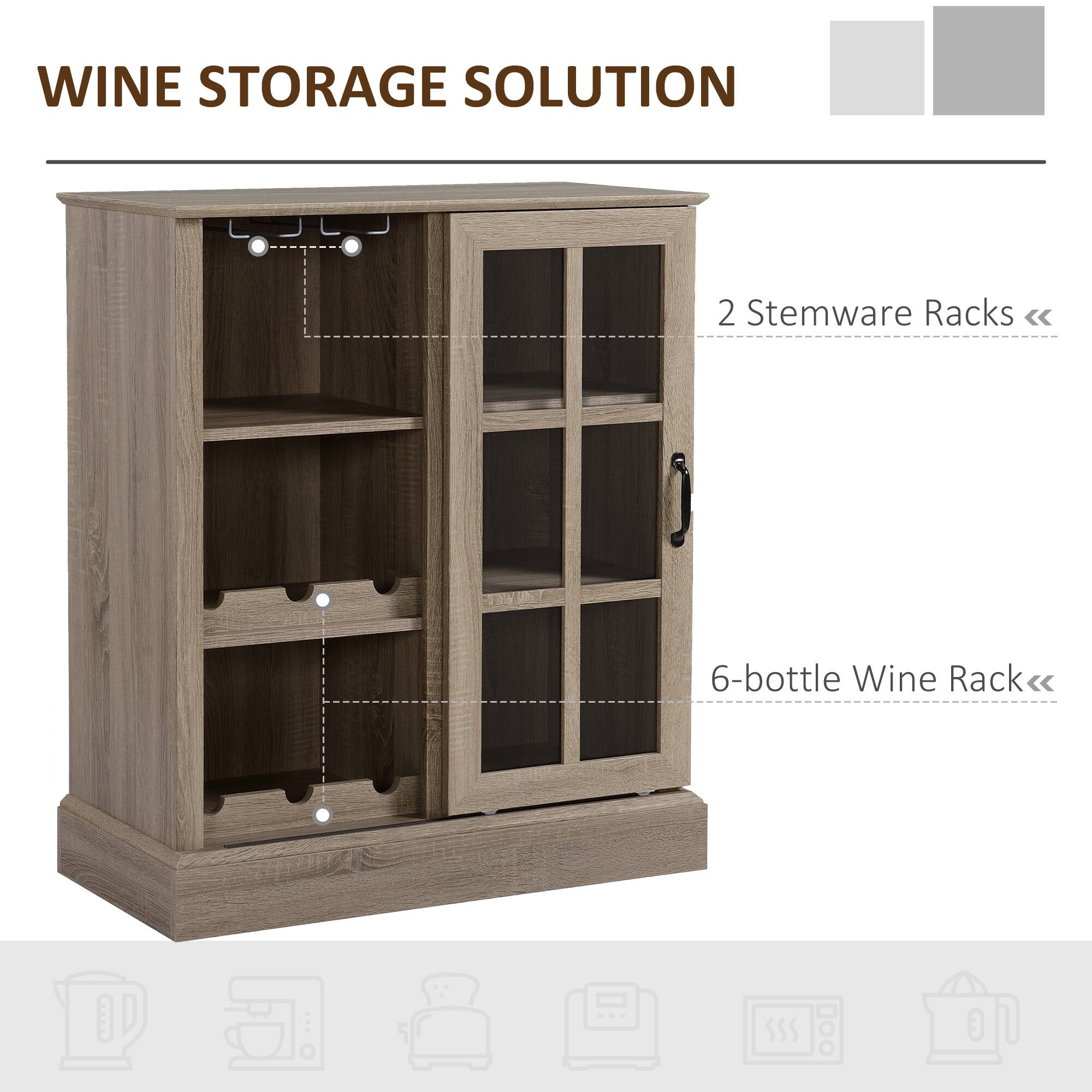 WINE STORAGE SOLUTION

2 Stemware Racks

6-bottle Wine Rack