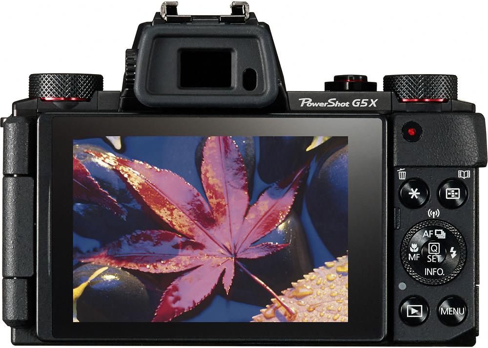 Back View: Canon PowerShot G5 X Digital Camera