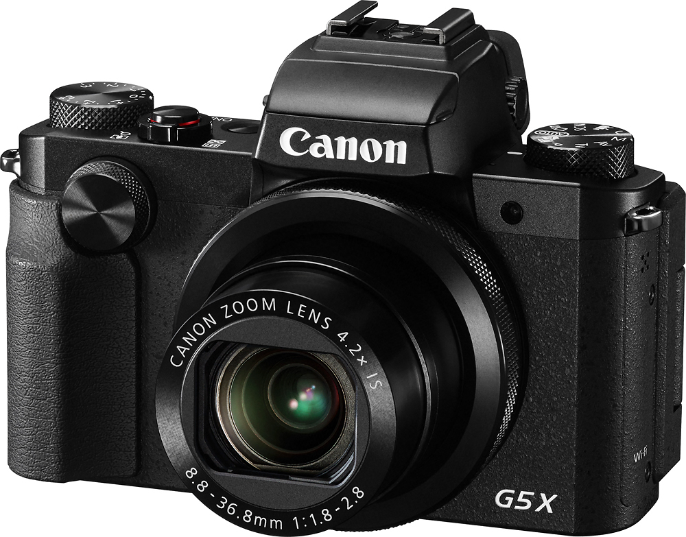 Left View: Canon PowerShot G5 X Digital Camera