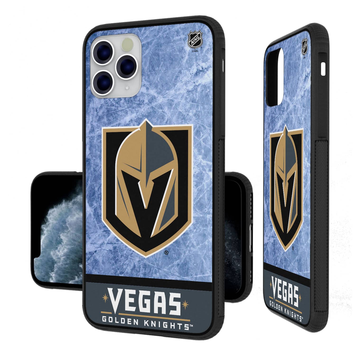 Keyscaper - NHL - Vegas Golden Knights Bump Case with 8.2ft Drop Protection - 13 Pro Max - Multicolor