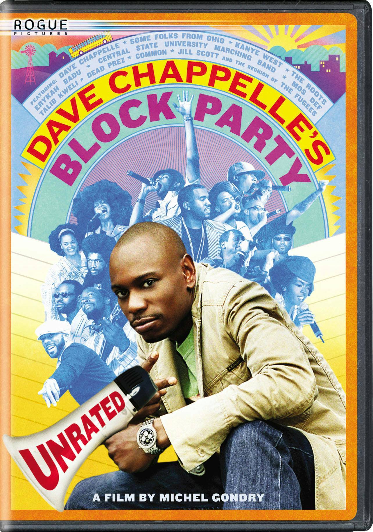 Front. Dave Chappelle's Block Party (DVD Widescreen Unrated) [DVD].