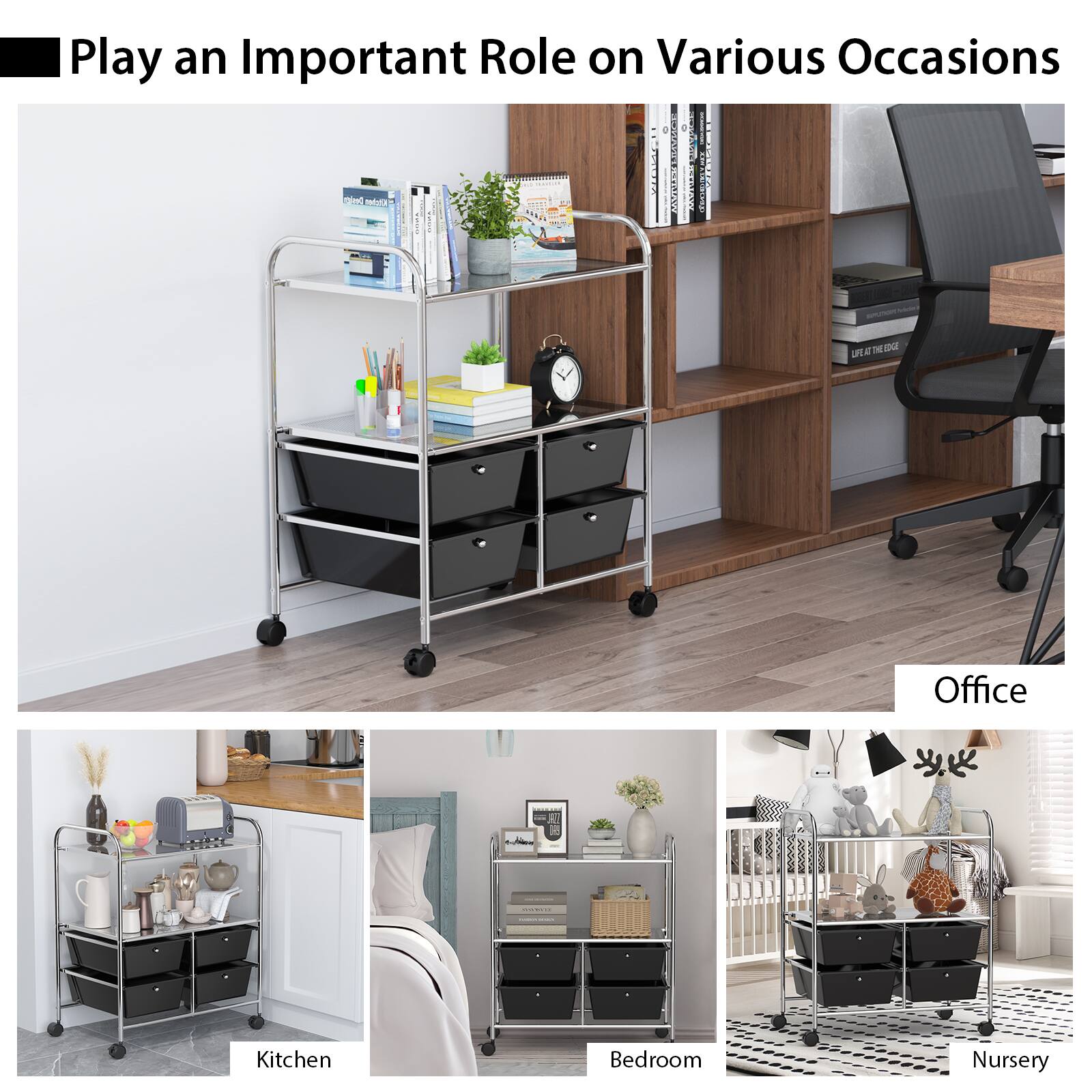 Play an Important Role on Various Occasions + 4 a st A S m S Office Kitchen Bedroom Nursery