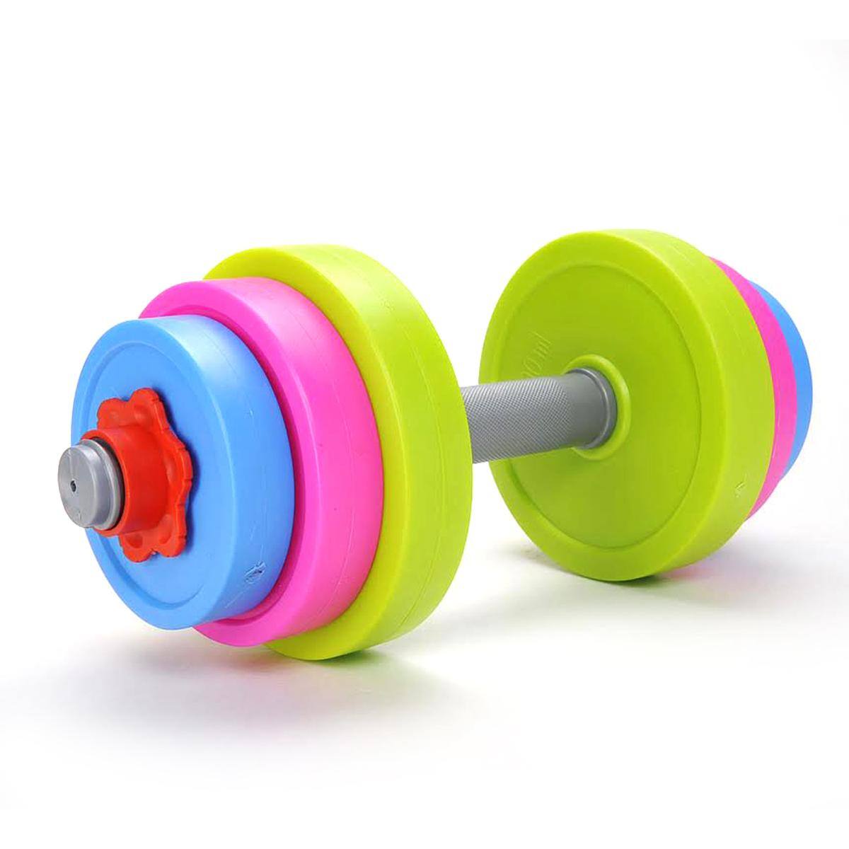 Alt View 1. JuzToys - Kids Weight Set Dumbbells, kids Exercise Equipment for Toddler Gym, Adjustable Workout Toy - Multi.