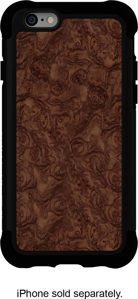 Front. Ballistic - Tungsten Tough Case for Apple® iPhone® 6 - Wood/Black.