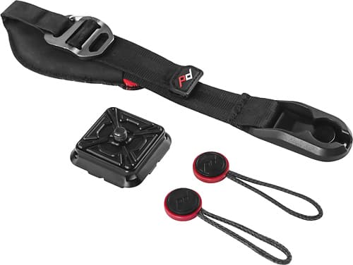 Peak Design - Clutch Camera Hand Strap - Black - Angle