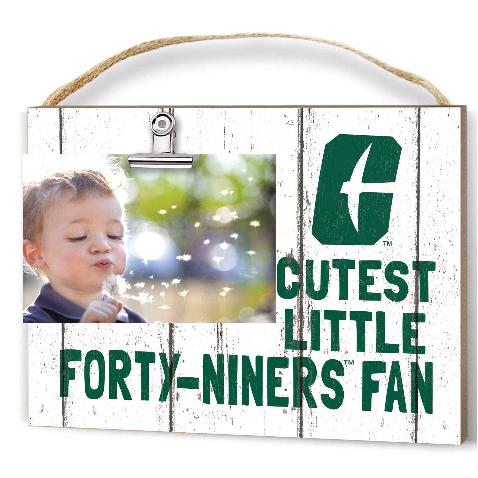 Charlotte 49ers 8'' x 10'' Cutest Little Weathered Logo Clip Photo Frame