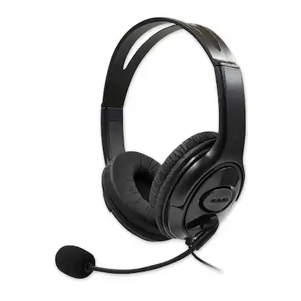 Front. Billboard - billboard BB2292 Gaming Binaural Over The Head Headset - Black - Black.