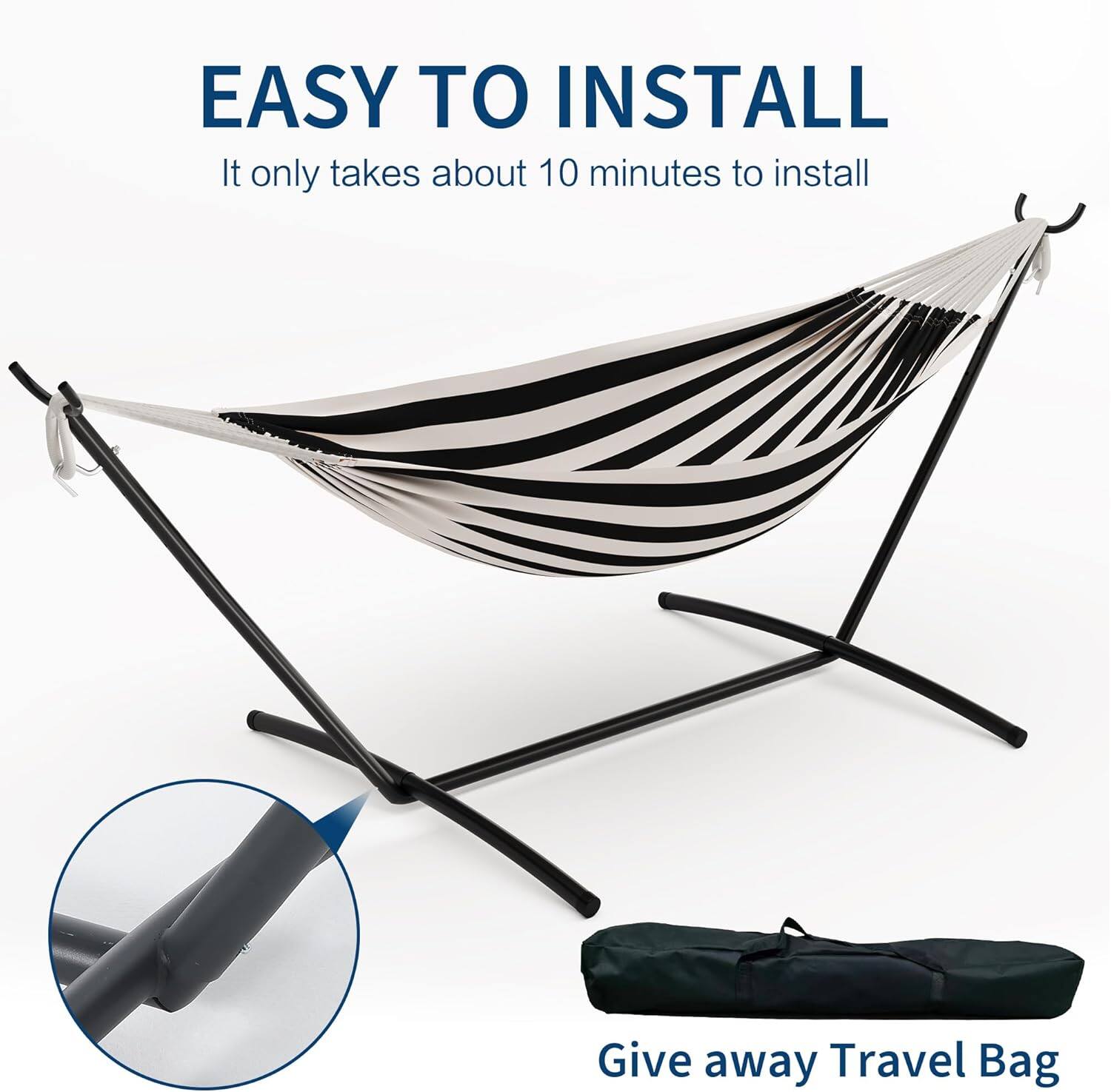 EASY TO INSTALL  
It only takes about 10 minutes to install  

Give away Travel Bag