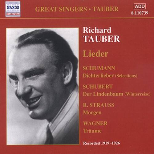 Richard Tauber - Lieder/Winterreise/Liebesfreier/Standchen/&  - COMPACT DISCS