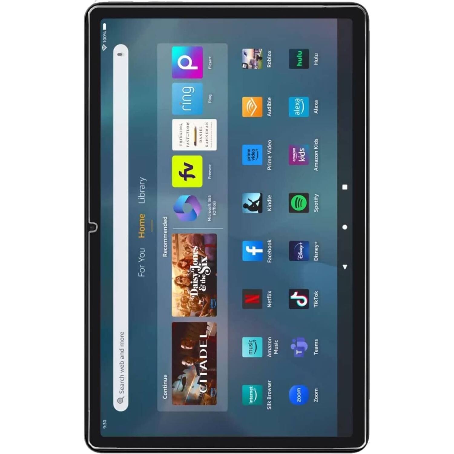 Alt View 11. SaharaCase - ZeroDamage Ultra Strong Tempered Glass Screen Protector for Amazon Fire Max 11 (2023) - Clear.