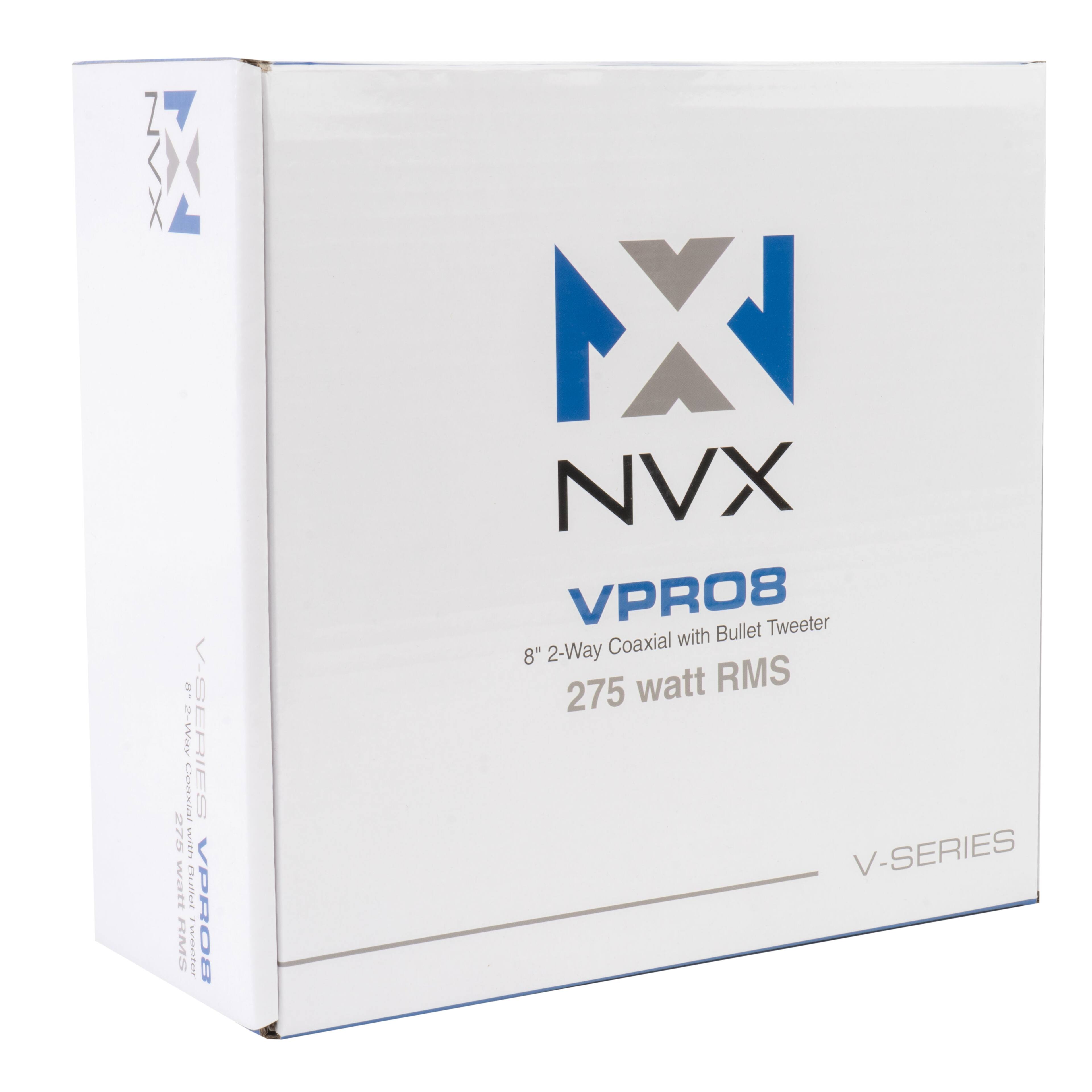 NVX VPRO8 Tweeter Coaxial with Bullet 8" 2-Way 275 watt RMS V-SERIES