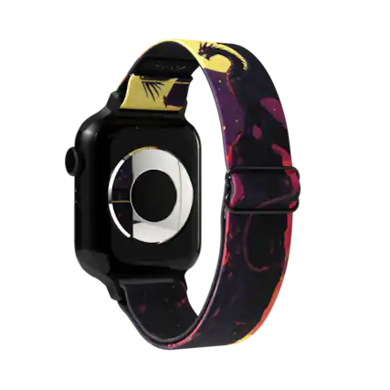 Front. ZOX - Night Wing NFC Smartwatch Band, 20mm - Purple.