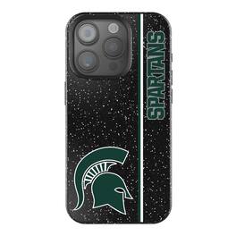 Keyscaper - NCAA - Michigan State Spartans iPhone Bling Case - 15 - Black