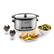 Angle. KitchenAid - KitchenAid® 6-Quart Slow Cooker with Solid Glass Lid - KSC6223 - Stainless-Steel.