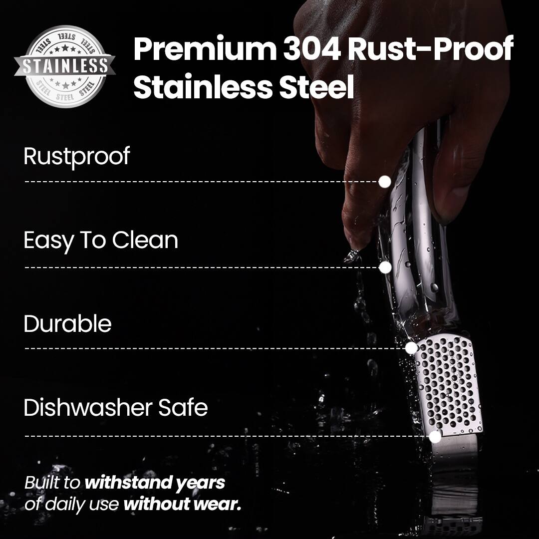 Premium 304 Rust-Proof Stainless Steel

- Rustproof
- Easy To Clean
- Durable
- Dishwasher Safe

Built to withstand years of daily use without wear.