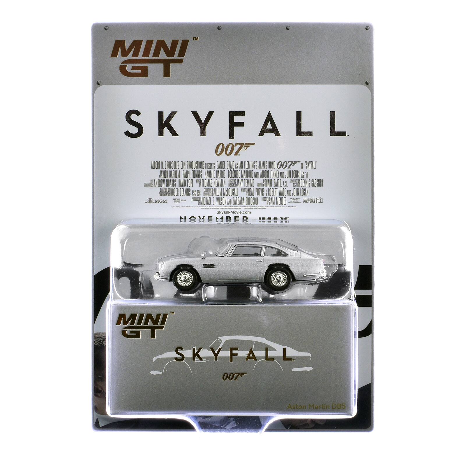 MINI GT  
SKYFALL  
007  
Aston Martin DB5  

Skyfall-Movie.com  
November 2012  

MINI GT  
SKYFALL  
007