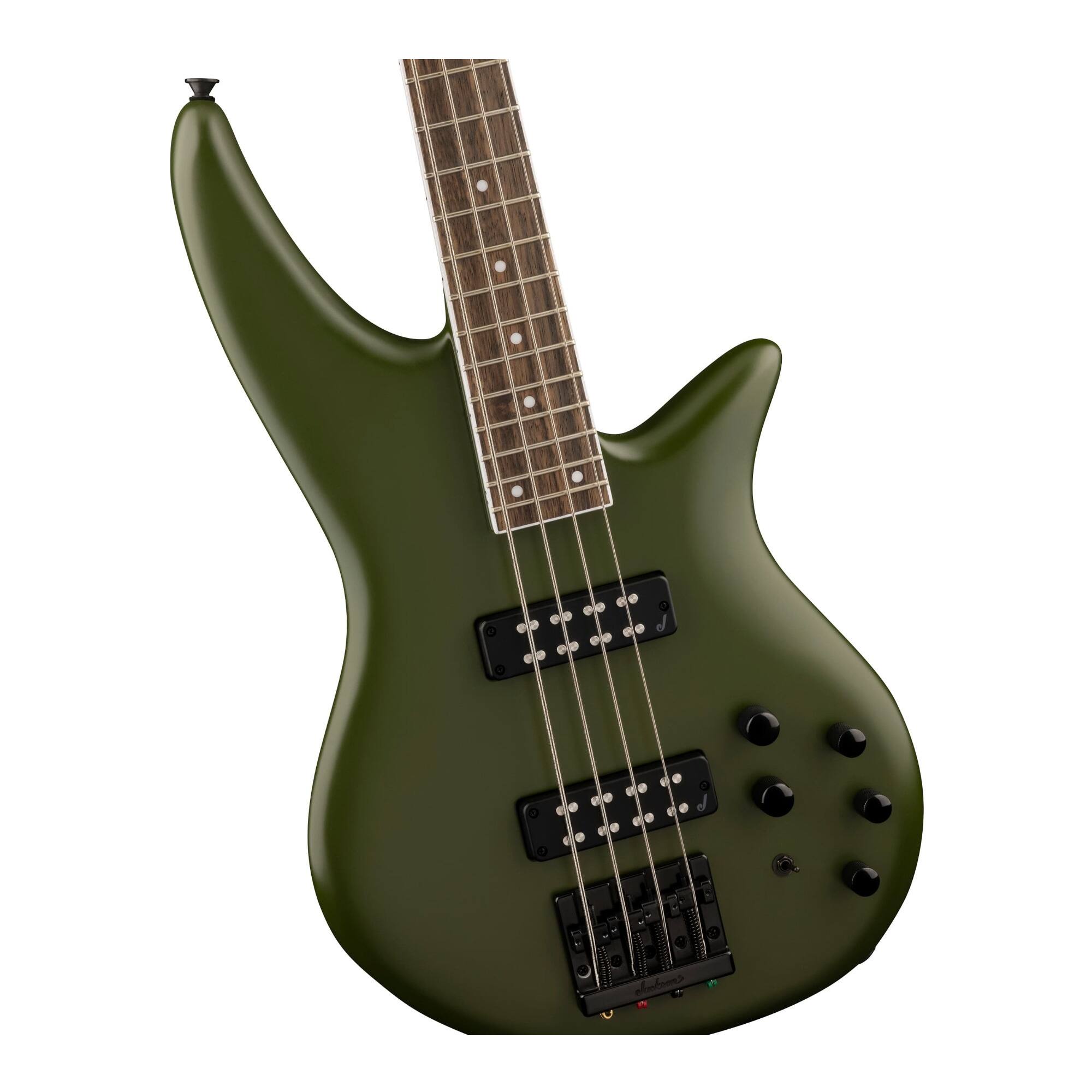 Back. Jackson - Jackson X Series Spectra Bass SBX IV 4-String Guitar (Matte Army Drab).