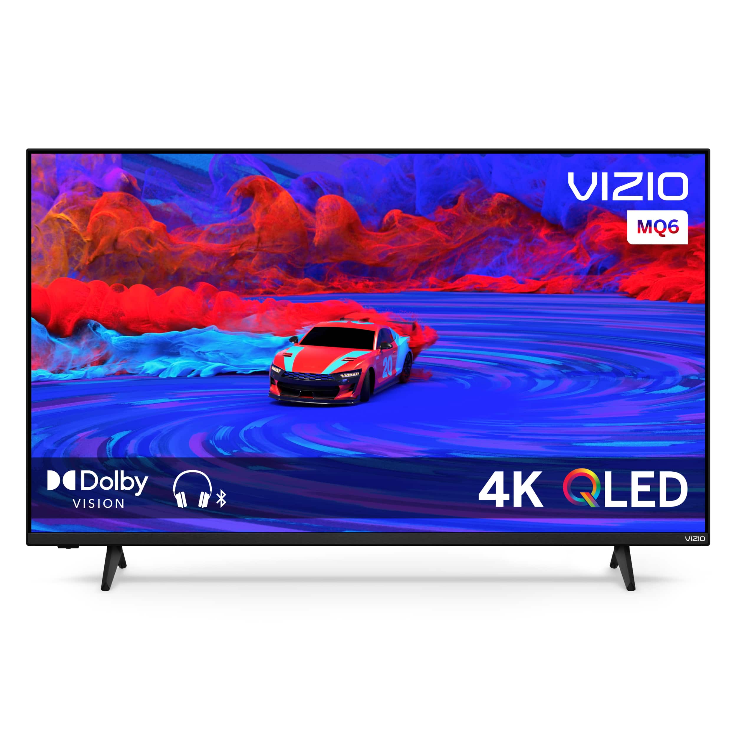 Front. VIZIO - 50" Class M6 Series 4K QLED HDR Smart TV - Black.