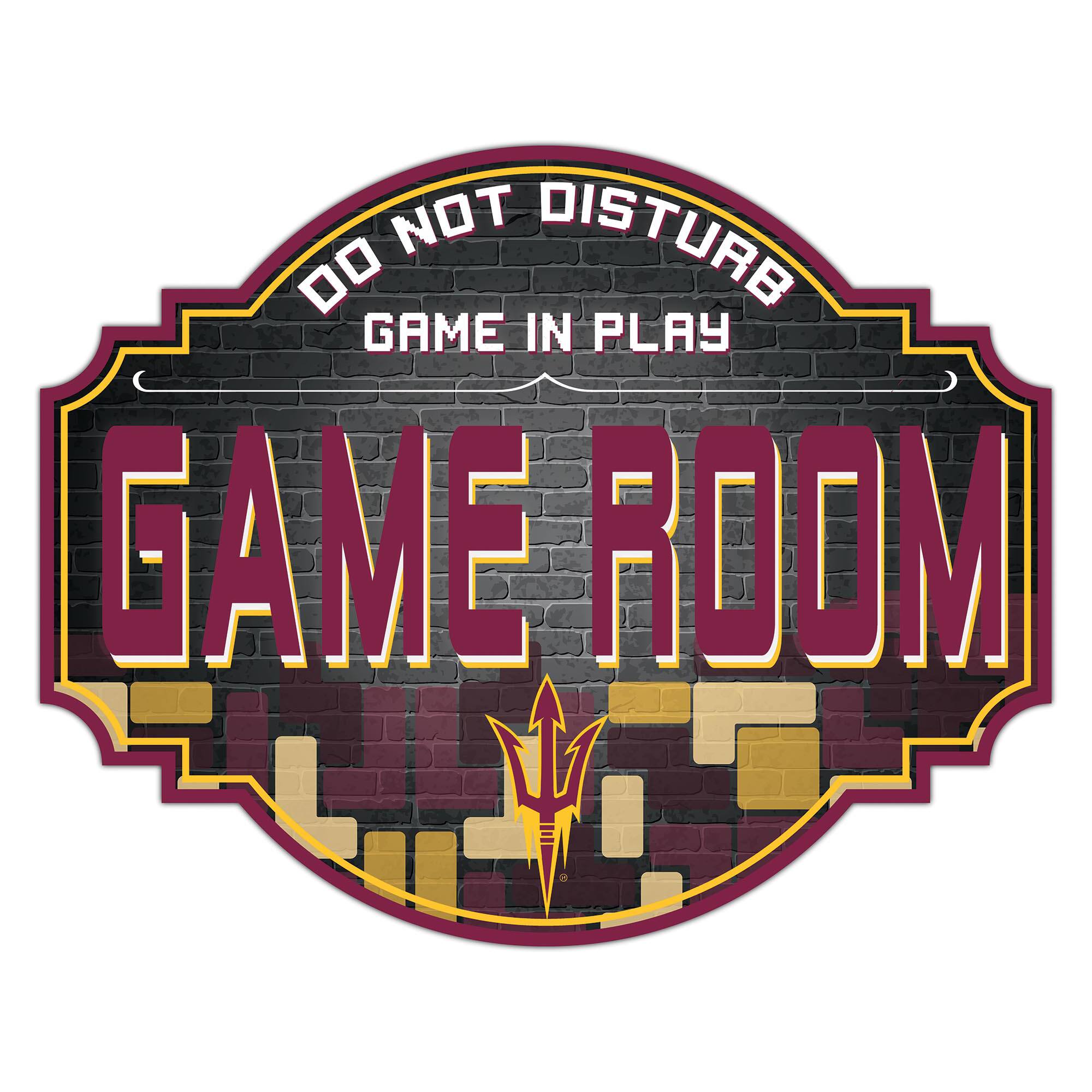 Arizona State Sun Devils 12'' Game Room Tavern Sign
