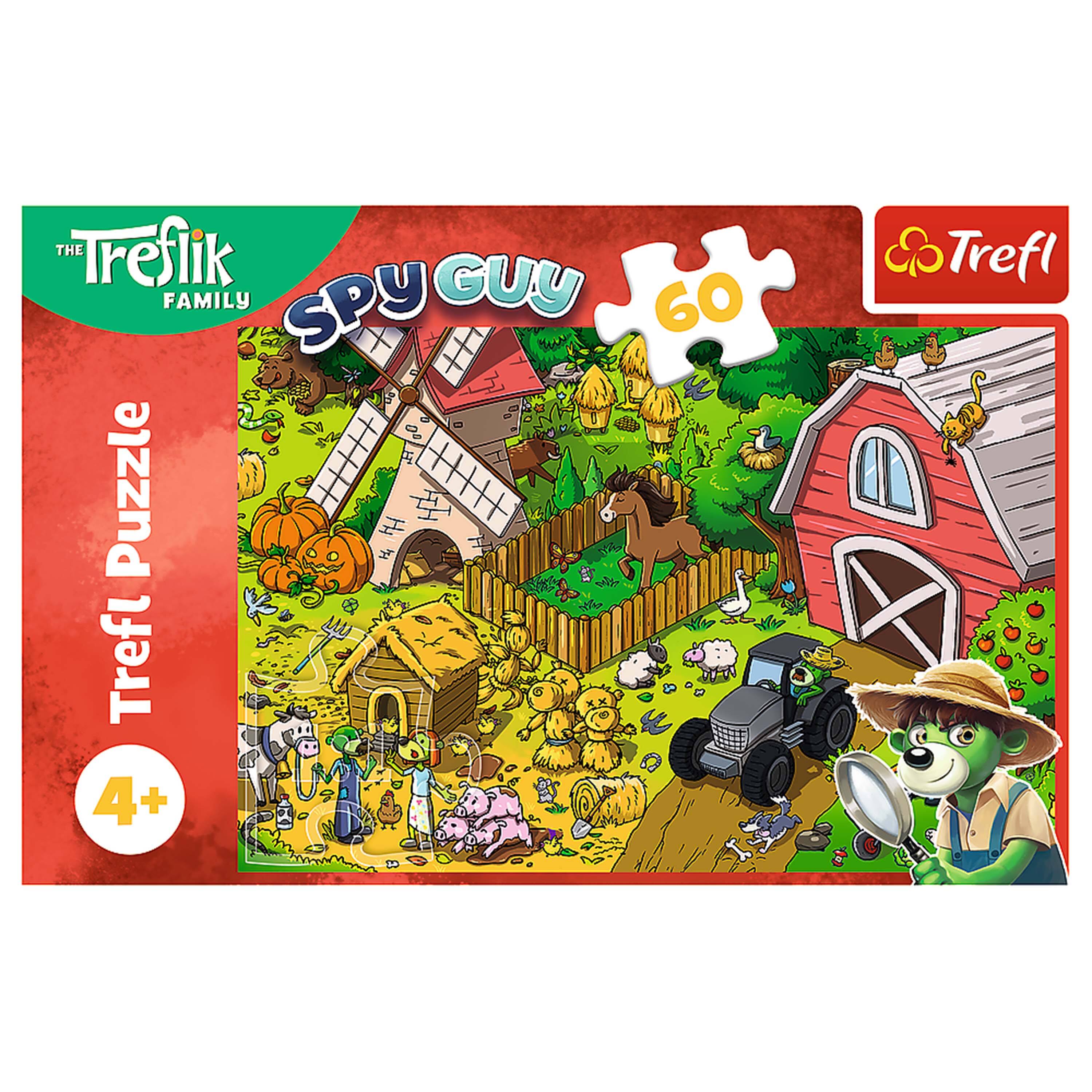 The Treflik Family  
Spy Guy  
60 Puzzle  
Trefl Puzzle  
4+  
Trefl